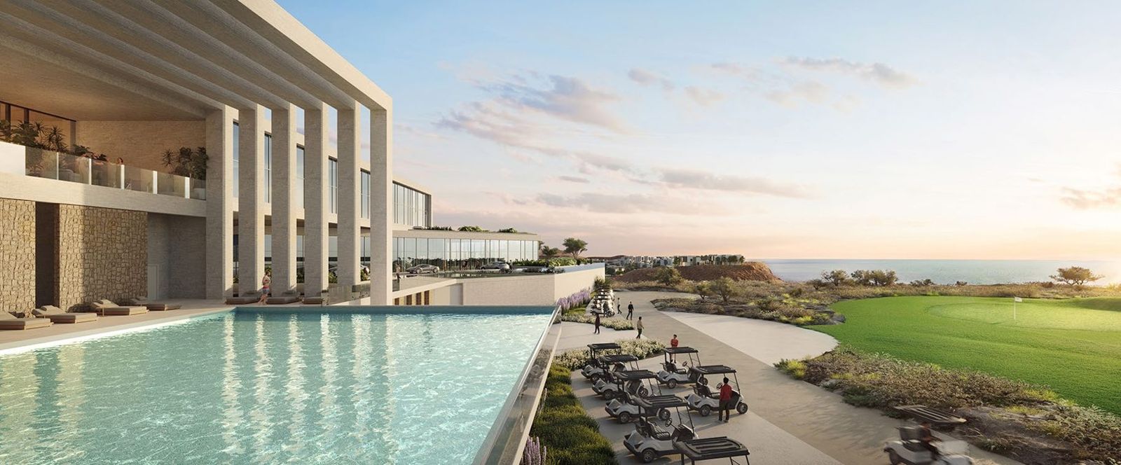 AIDA, Muscat – clubhouse pool above the sea