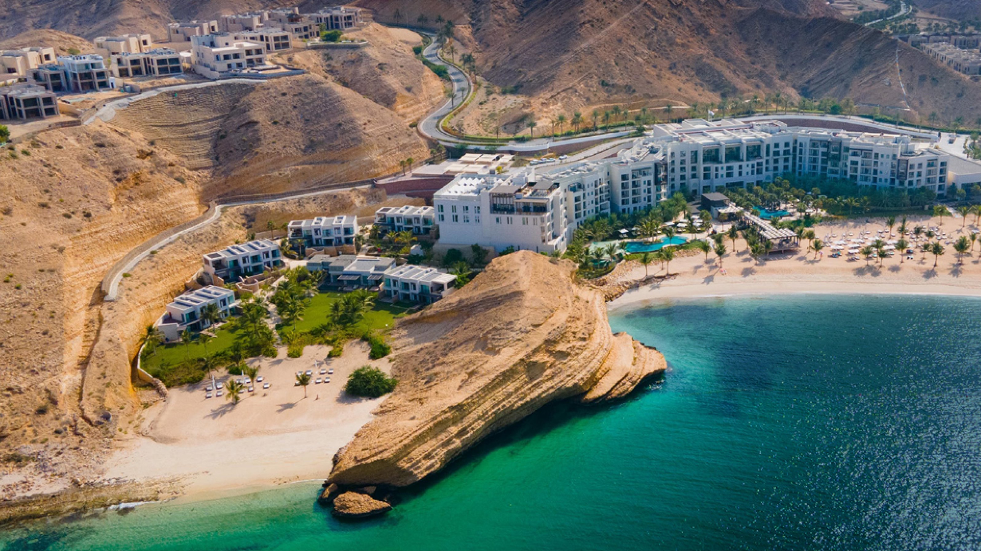 Muscat Bay coastline